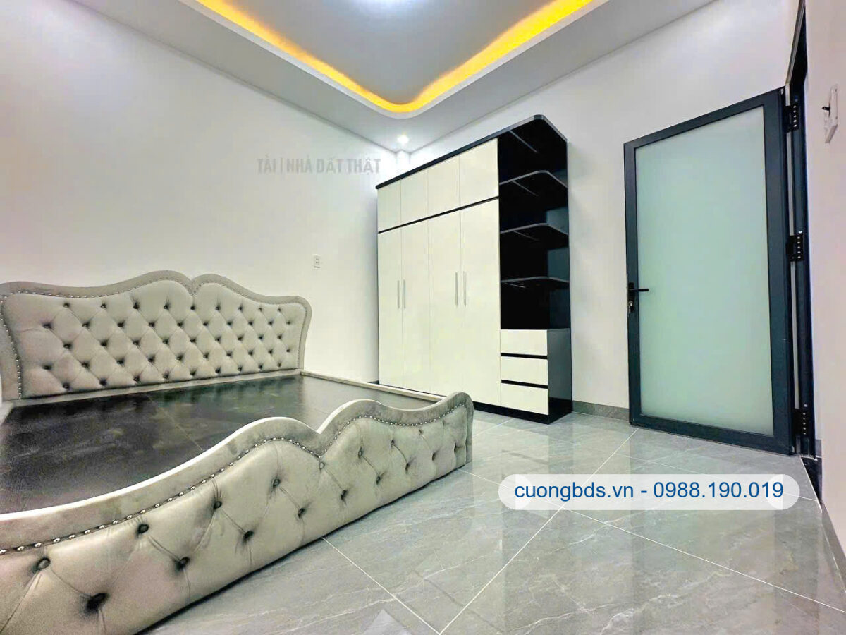 Bán nhà mới 1T1L 5×21.2m, đường D5 KDC Hội Nghĩa, full nội thất (Không vướng tủ điện)