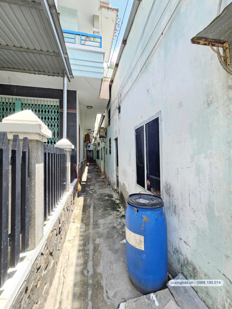 Bán nhà 1T2L+dãy trọ 9x22m, đường số 9 KDC Đồng An gần chợ, thu 7tr/th