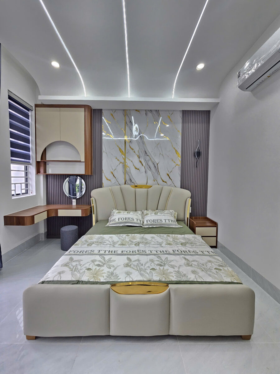 Bán nhà mới 1T2L 4x15m, đường D3 KDC Phú Hồng Đạt, full nội thất (Hoàn công)