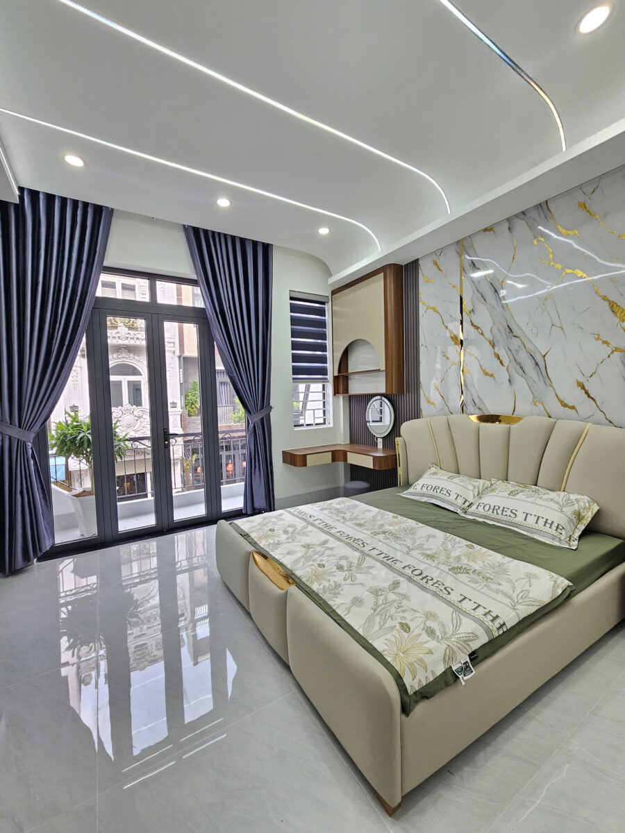 Bán nhà mới 1T2L 4x15m, đường D3 KDC Phú Hồng Đạt, full nội thất (Hoàn công)