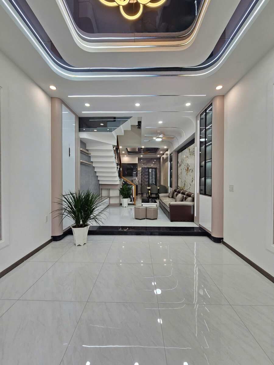 Bán nhà mới 1T2L 4x15m, đường D3 KDC Phú Hồng Đạt, full nội thất (Hoàn công)