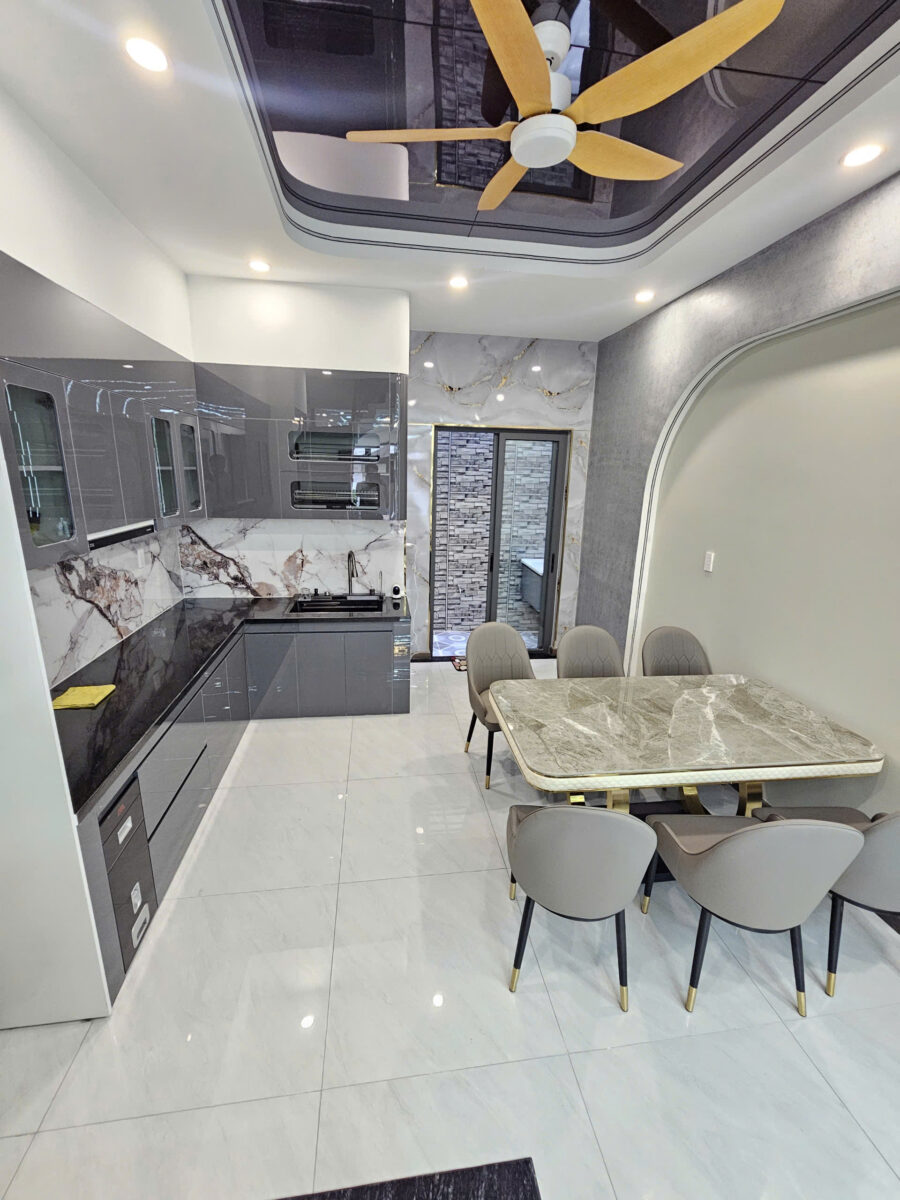 Bán nhà mới 1T2L 4x15m, đường D3 KDC Phú Hồng Đạt, full nội thất (Hoàn công)