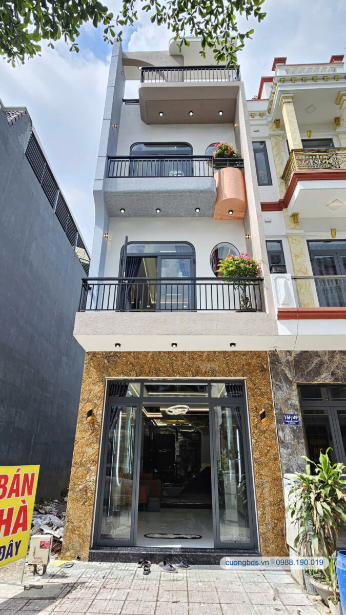 Bán nhà mới 1T2L 4x16.7m, đường N1 KDC Phú Hồng Đạt, full nội thất (Trục chính)