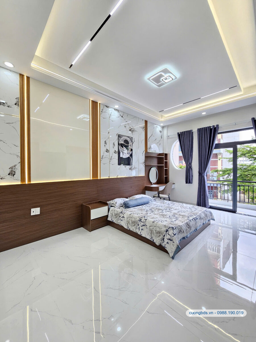 Bán nhà mới 1T2L 4×16.7m, đường N1 KDC Phú Hồng Đạt, full nội thất (Trục chính)