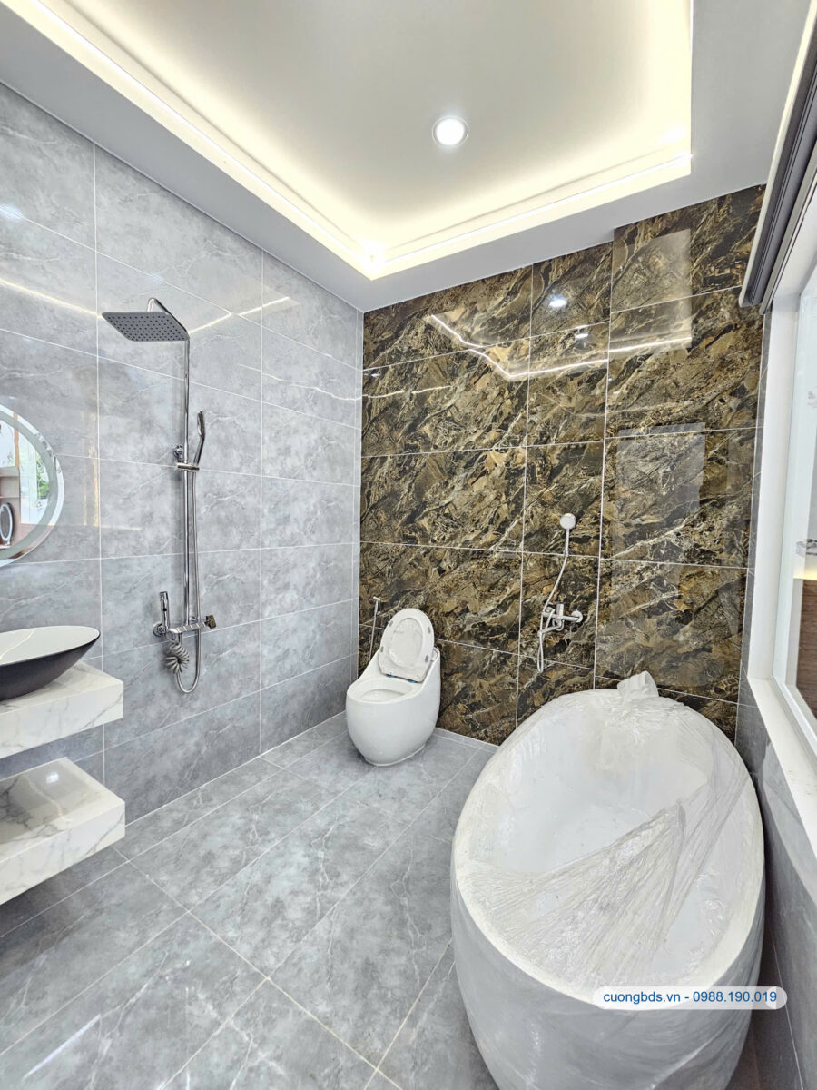 Bán nhà mới 1T2L 4×16.7m, đường N1 KDC Phú Hồng Đạt, full nội thất (Trục chính)