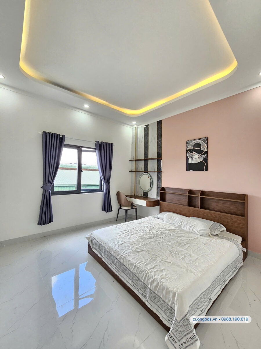 Bán nhà mới 1T2L 4×16.7m, đường N1 KDC Phú Hồng Đạt, full nội thất (Trục chính)