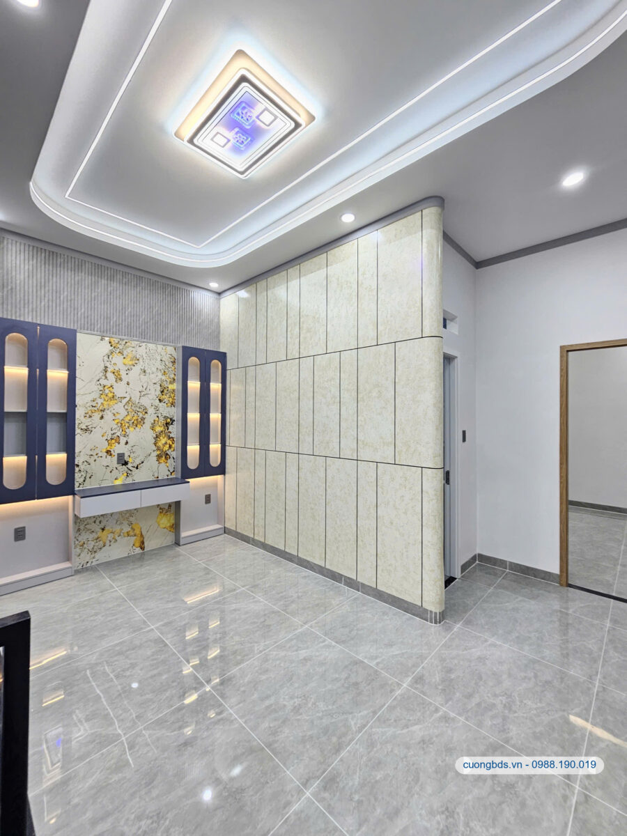 Bán nhà mới 1T2L 5x20m, hẻm Nguyễn Trung Trực gần chợ Dĩ An 1, full nội thất (Hoàn công)