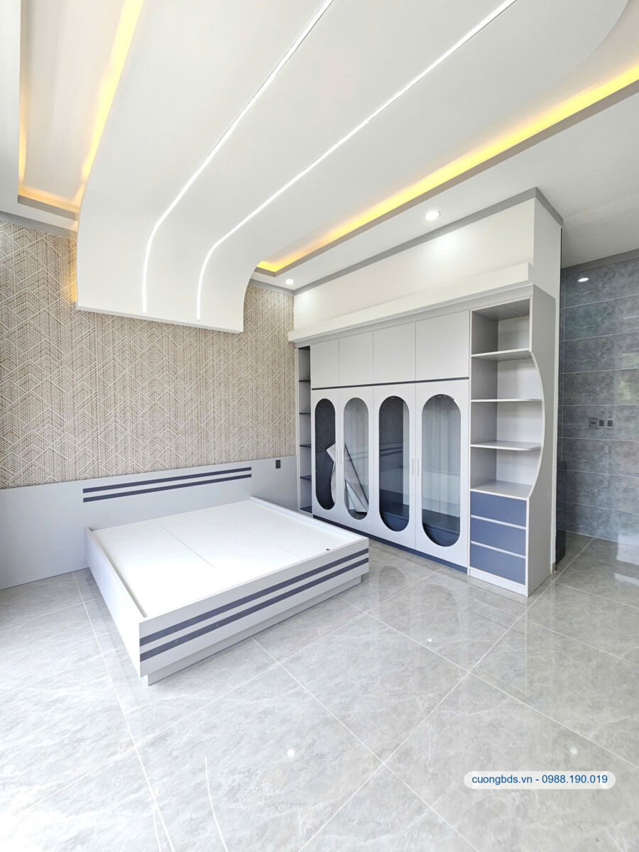 Bán nhà mới 1T2L 5x20m, hẻm Nguyễn Trung Trực gần chợ Dĩ An 1, full nội thất (Hoàn công)