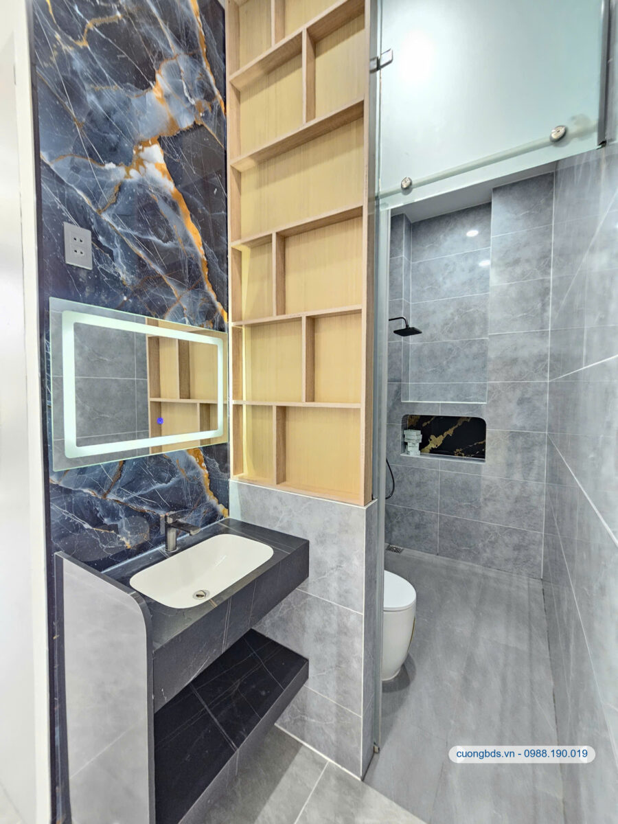Bán nhà mới 1T2L 5x20m, hẻm Nguyễn Trung Trực gần chợ Dĩ An 1, full nội thất (Hoàn công)