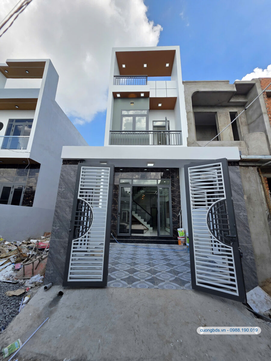 Bán nhà mới 1T1L 4x18.2m, hẻm Bình Chuẩn 11 gần chợ Bình Chuẩn
