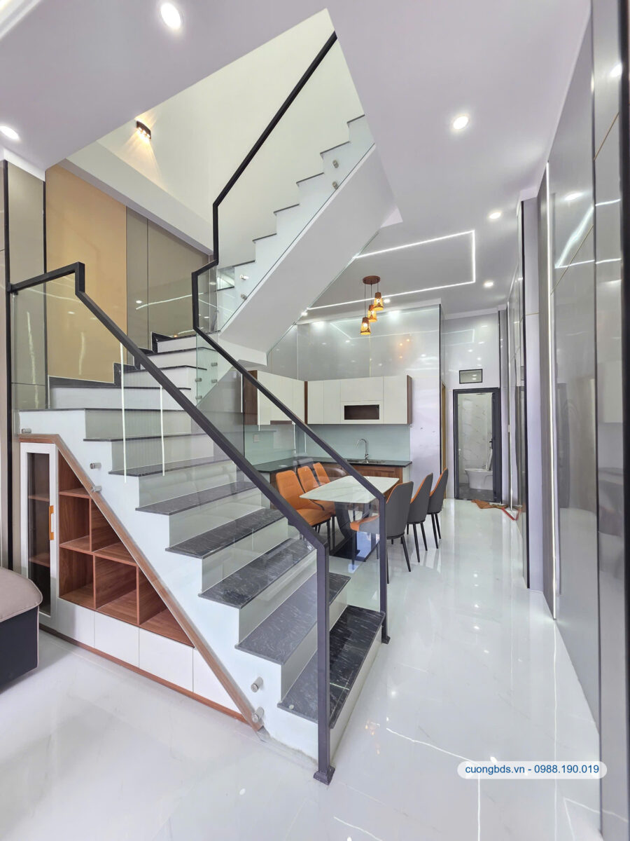 Bán nhà mới 1T1L 4×18.2m, hẻm Bình Chuẩn 11 gần chợ Bình Chuẩn