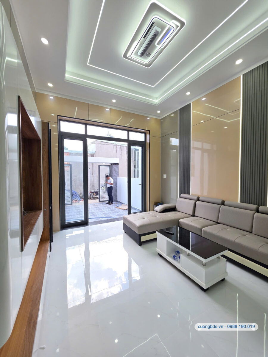 Bán nhà mới 1T1L 4×18.2m, hẻm Bình Chuẩn 11 gần chợ Bình Chuẩn