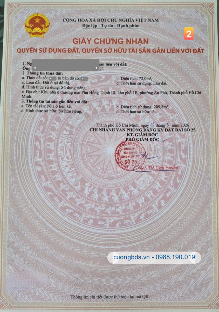 Bán nhà mới 1T1L 4x18m, đường số 1 KDC Phú Hồng Thịnh 3, full nội thất (Hoàn công)