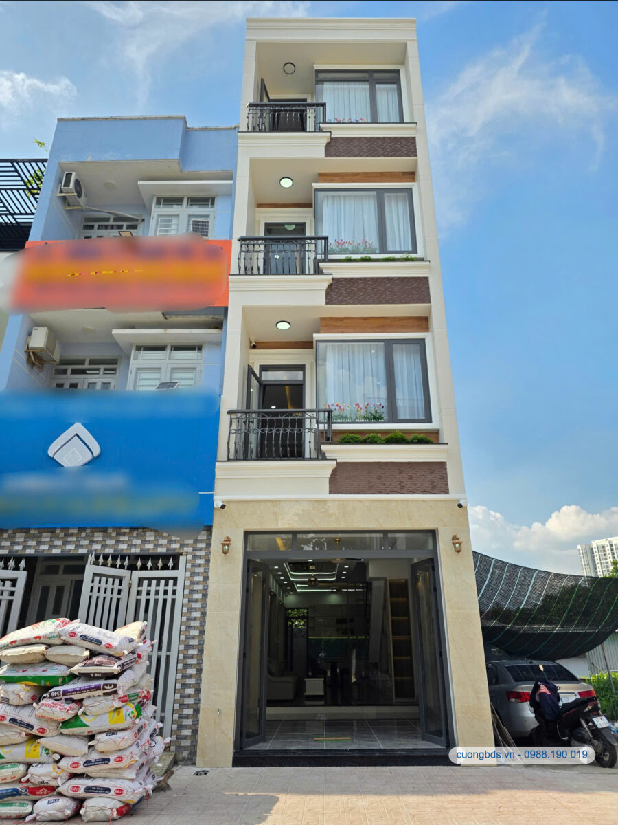 Bán nhà mới 1T3L 4x16m hoàn công, đường N1 KDC Phú Hồng Thịnh 6, full nội thất (Trục chính)