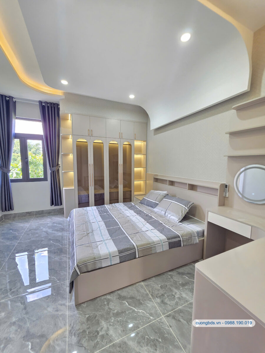 Bán nhà mới 1T3L 4x16m hoàn công, đường N1 KDC Phú Hồng Thịnh 6, full nội thất (Trục chính)
