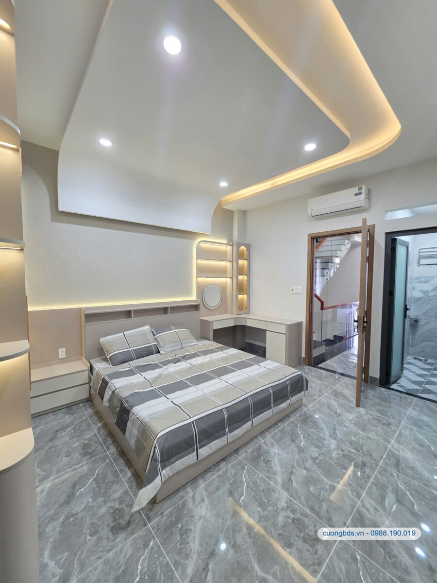 Bán nhà mới 1T3L 4x16m hoàn công, đường N1 KDC Phú Hồng Thịnh 6, full nội thất (Trục chính)