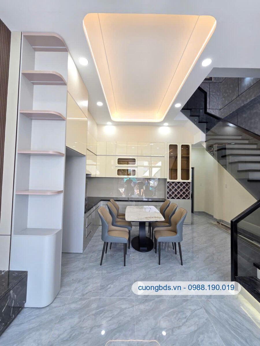 Bán nhà mới 1T1L 5×12.5m, hẻm Bình Chuẩn 63 gần trường cấp 1, full nội thất