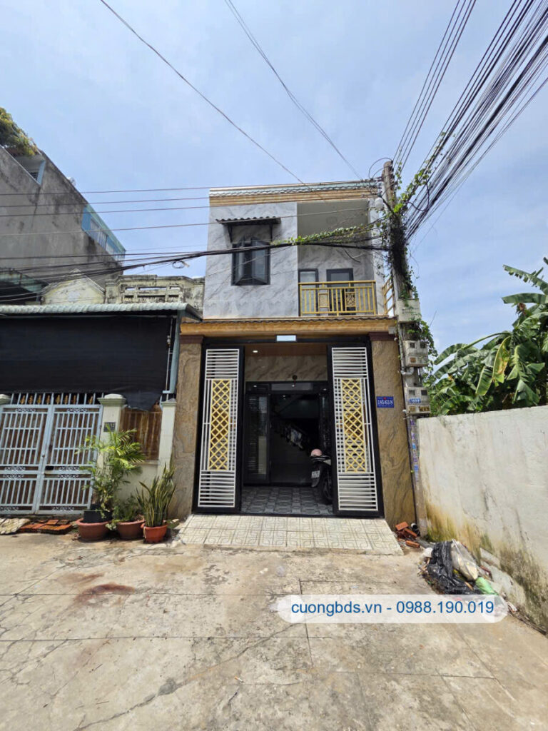 Bán nhà 1T1L 4.5×13.4m, hẻm Hai Bà Trưng gần trường cấp 1,2 Đông Hòa