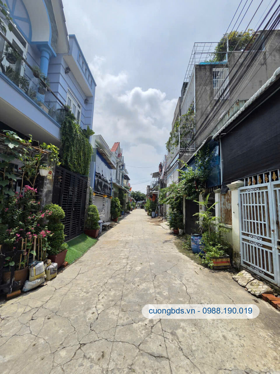 Bán nhà 1T1L 4.5×13.4m, hẻm Hai Bà Trưng gần trường cấp 1,2 Đông Hòa
