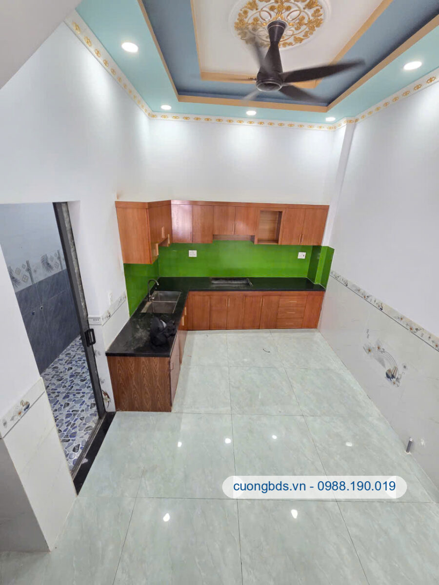 Bán nhà 1T1L 4.5×13.4m, hẻm Hai Bà Trưng gần trường cấp 1,2 Đông Hòa