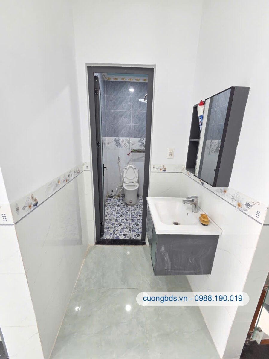 Bán nhà 1T1L 4.5×13.4m, hẻm Hai Bà Trưng gần trường cấp 1,2 Đông Hòa