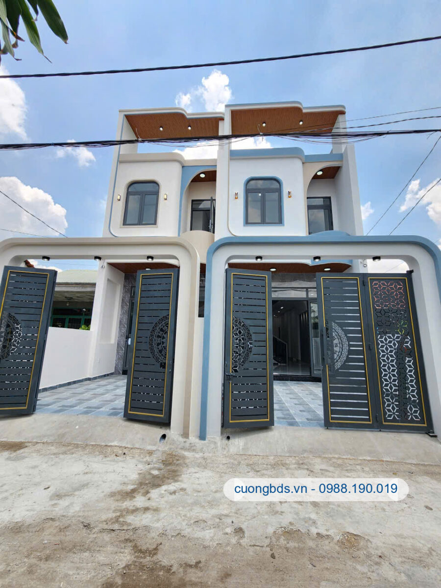 Bán nhà mới 1T1L 4x18.7m, hẻm Bùi Hữu Nghĩa gần chợ Tân Vạn