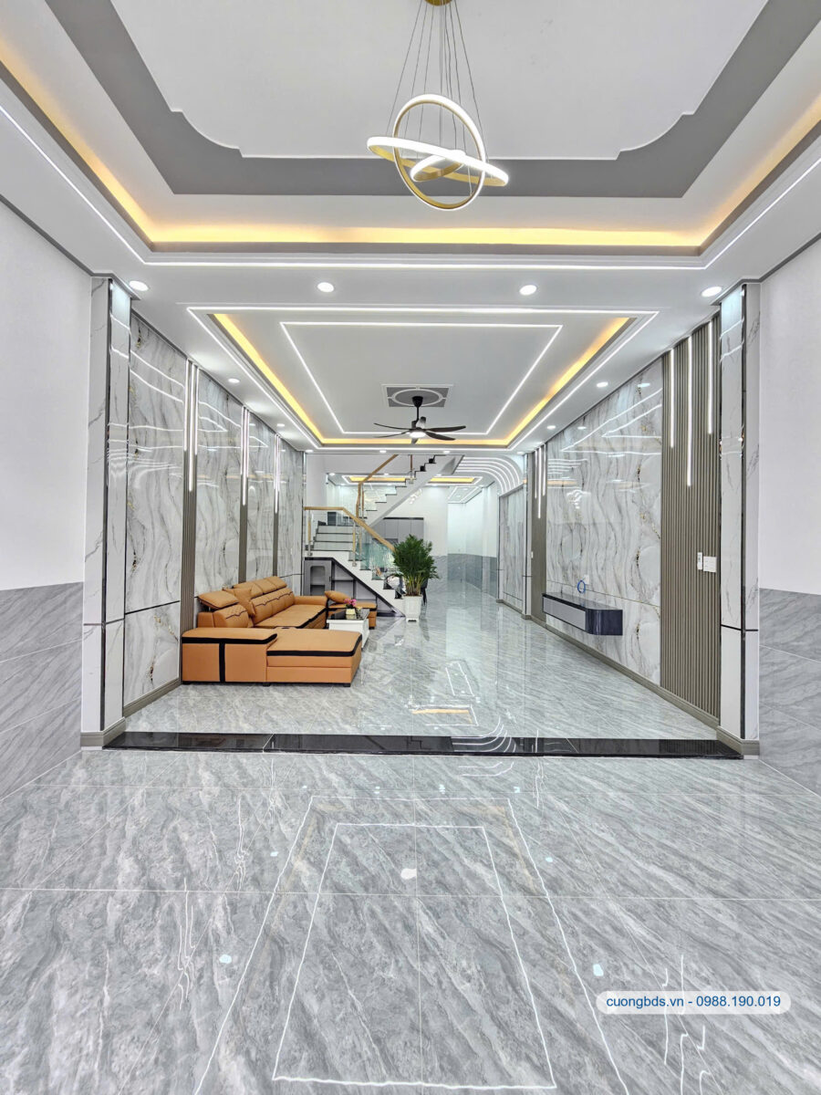 Bán nhà mới 1T1L 5x20m, đường N2 KDC Hội Nghĩa, full nội thất (Không vướng cống)