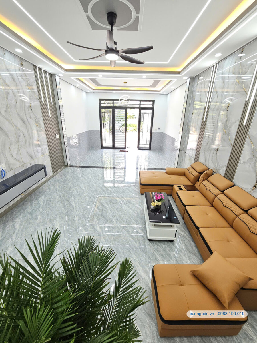 Bán nhà mới 1T1L 5x20m, đường N2 KDC Hội Nghĩa, full nội thất (Không vướng cống)