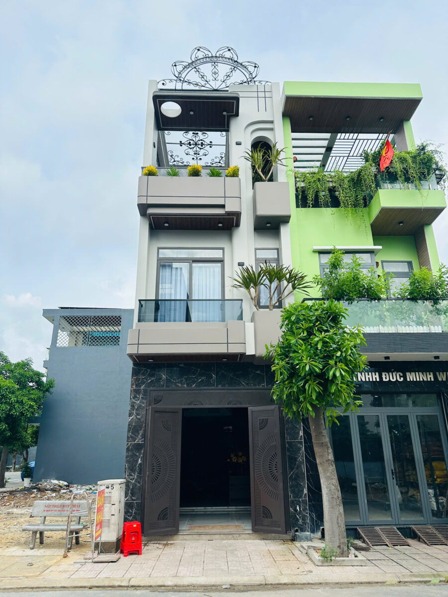 Bán nhà mới 1T2L 4x18m hoàn công, đường D1 KDC Lê Phong Bình Chuẩn 1, full nội thất