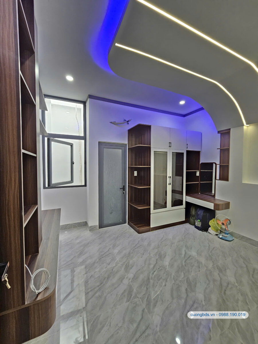 Bán nhà mới 1T2L 4x18m, hẻm Tân Long gần chợ Tân Long (hoàn công, full nội thất)