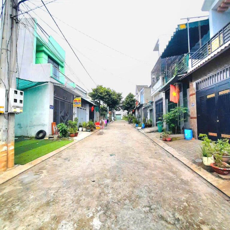 Bán đất 4.2×13.8m, KDC Hố Lang gần chợ Phú An (Không vướng cống, cột điện)