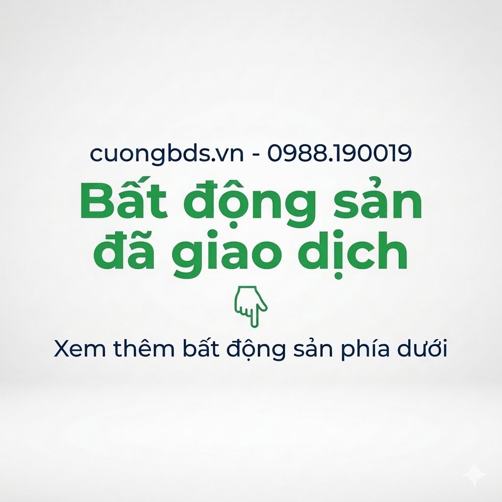 Bất động sản đã giao dịch