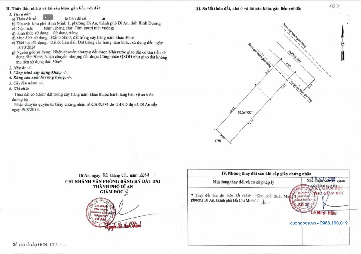 Bán nhà 1T1L 4x20m, hẻm Nguyễn Thái Học gần chợ Dĩ An 1