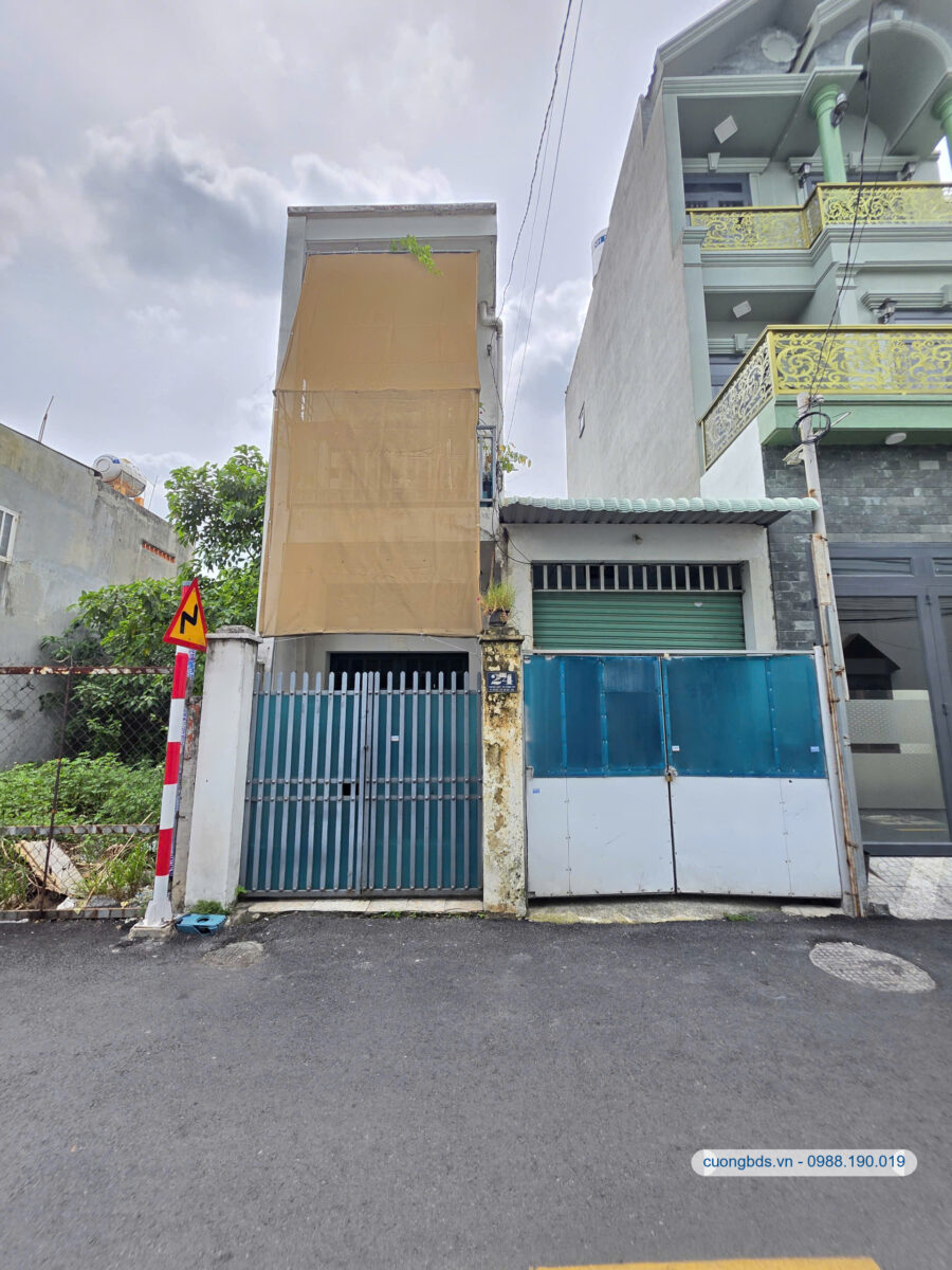 Bán nhà 1T1L 5.1x12m, mặt tiền Cao Bá Quát gần trường cấp 1,2,3 Dĩ An