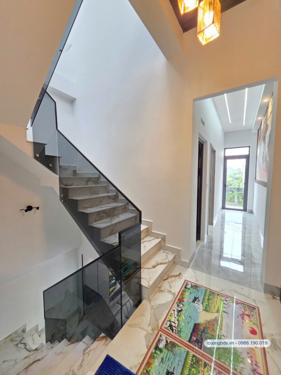 Bán nhà mới 1T2L 4×27.5m, hẻm Vàm Suối gần chợ Bình An, full nội thất