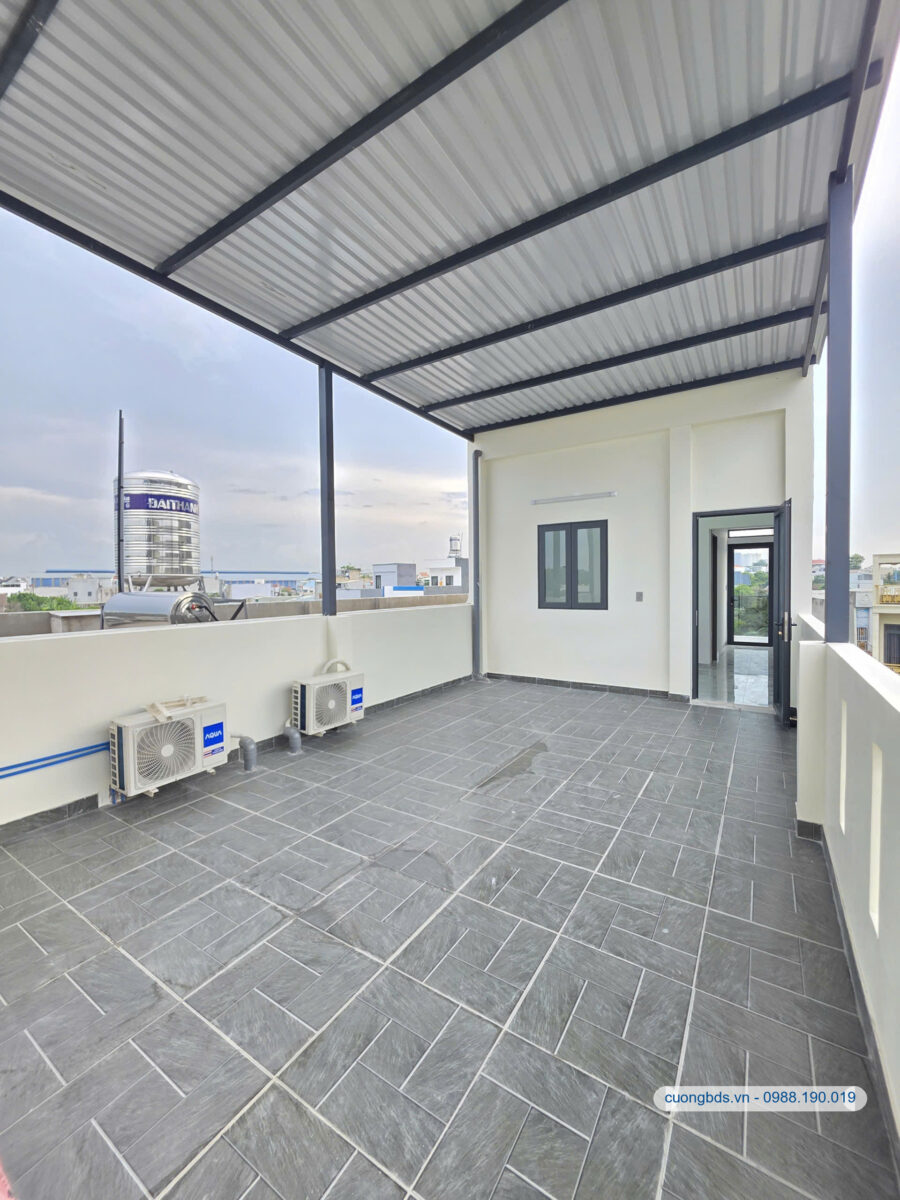 Bán nhà mới 1T2L 4×27.5m, hẻm Vàm Suối gần chợ Bình An, full nội thất