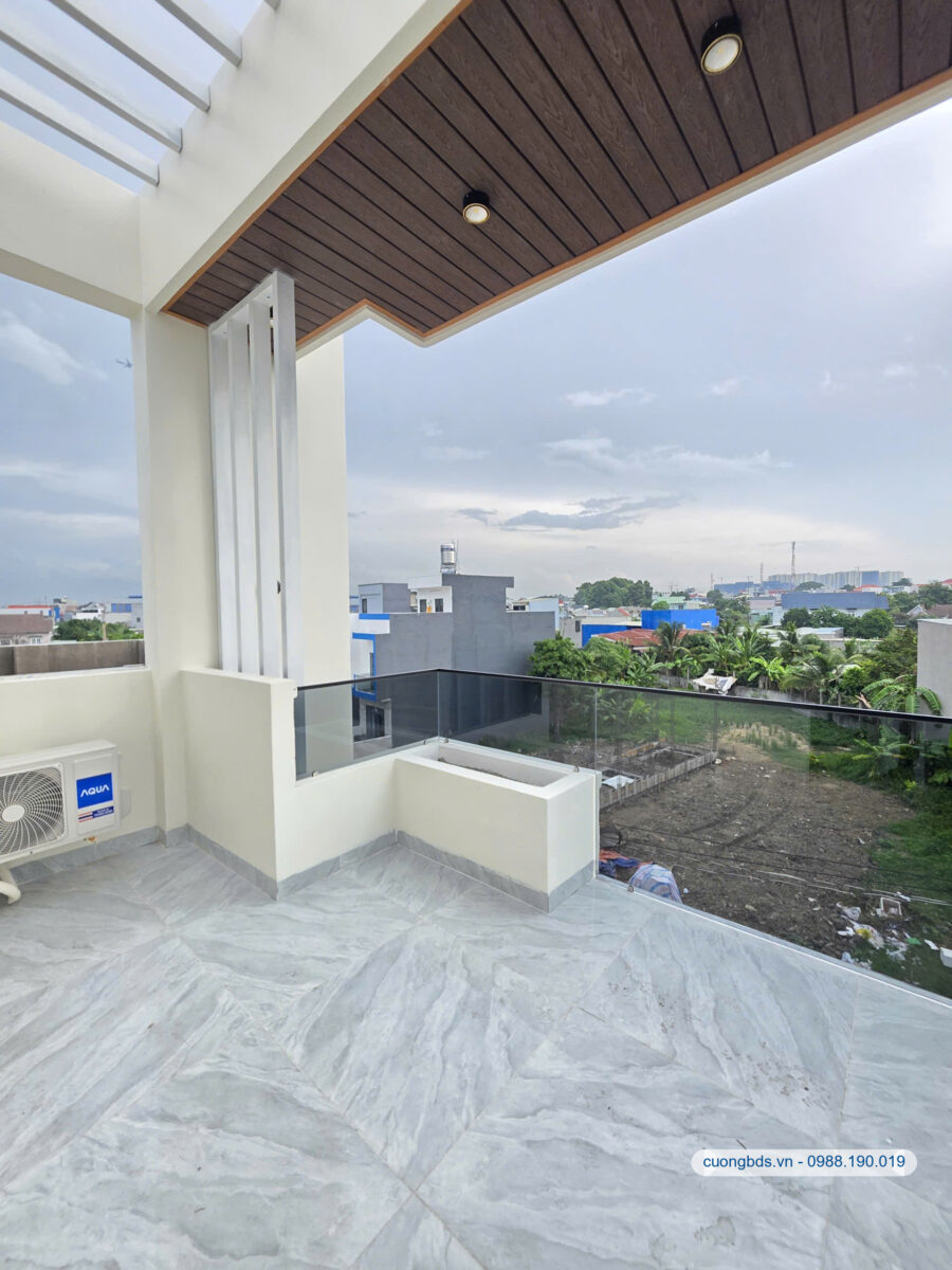 Bán nhà mới 1T2L 4×27.5m, hẻm Vàm Suối gần chợ Bình An, full nội thất