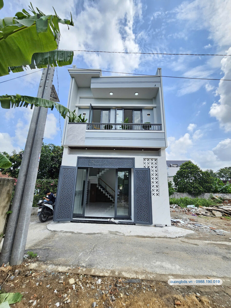 Bán nhà mới 1T1L 5.5x11m, hẻm Bùi Hữu Nghĩa gần sông Đồng Nai (Thổ cư 100%)