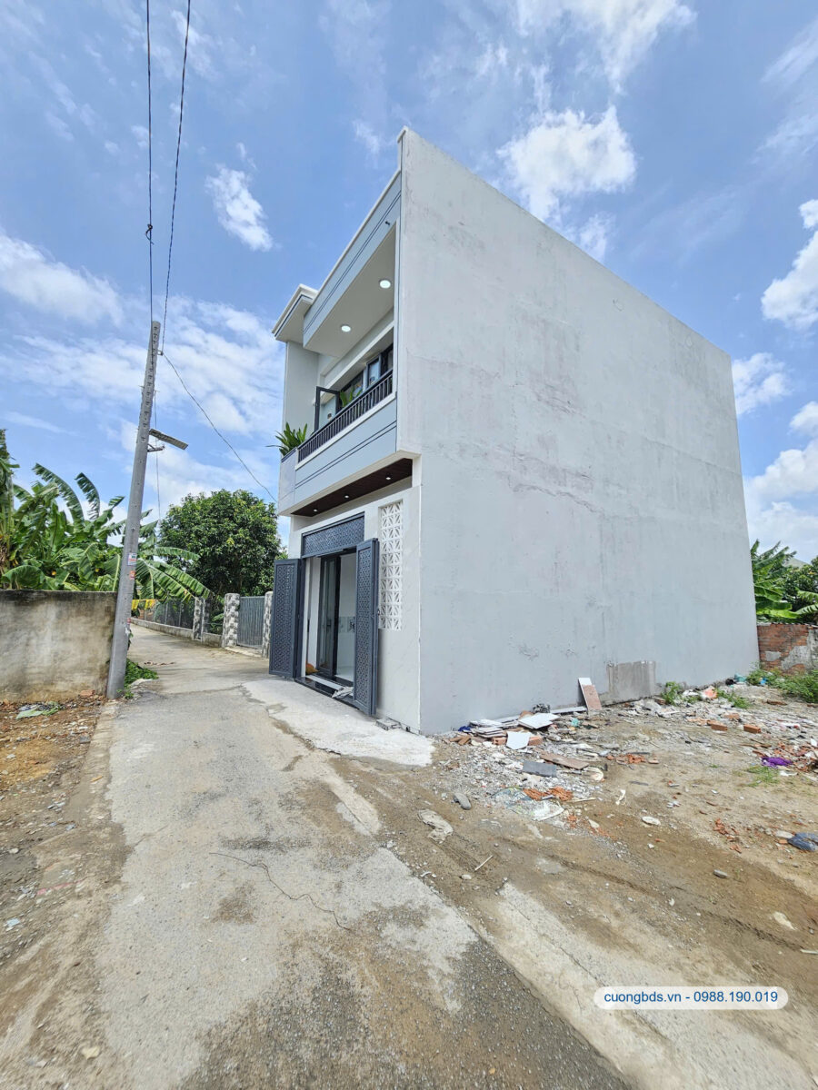 Bán nhà mới 1T1L 5.5x11m, hẻm Bùi Hữu Nghĩa gần sông Đồng Nai (Thổ cư 100%)