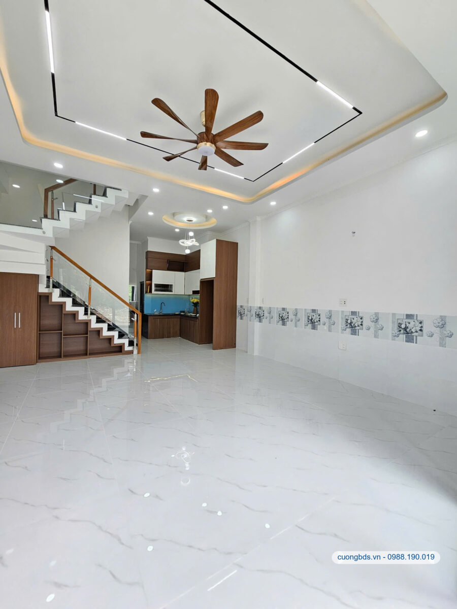 Bán nhà mới 1T1L 5.5x11m, hẻm Bùi Hữu Nghĩa gần sông Đồng Nai (Thổ cư 100%)