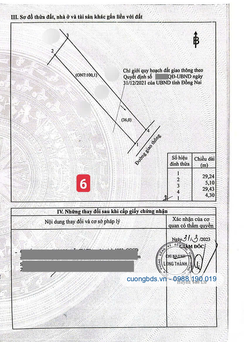 Bán đất 8x22m, hẻm cao tốc Biên Hòa Vũng Tàu gần KCN Long Đức