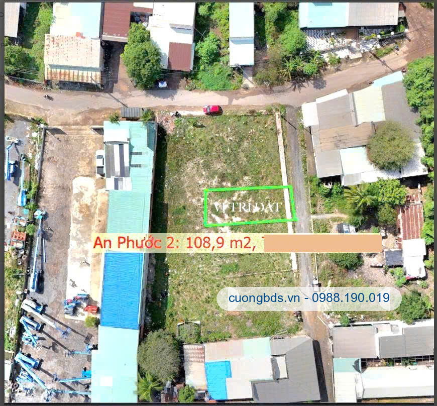 Bán đất 8x22m, hẻm cao tốc Biên Hòa Vũng Tàu gần KCN Long Đức