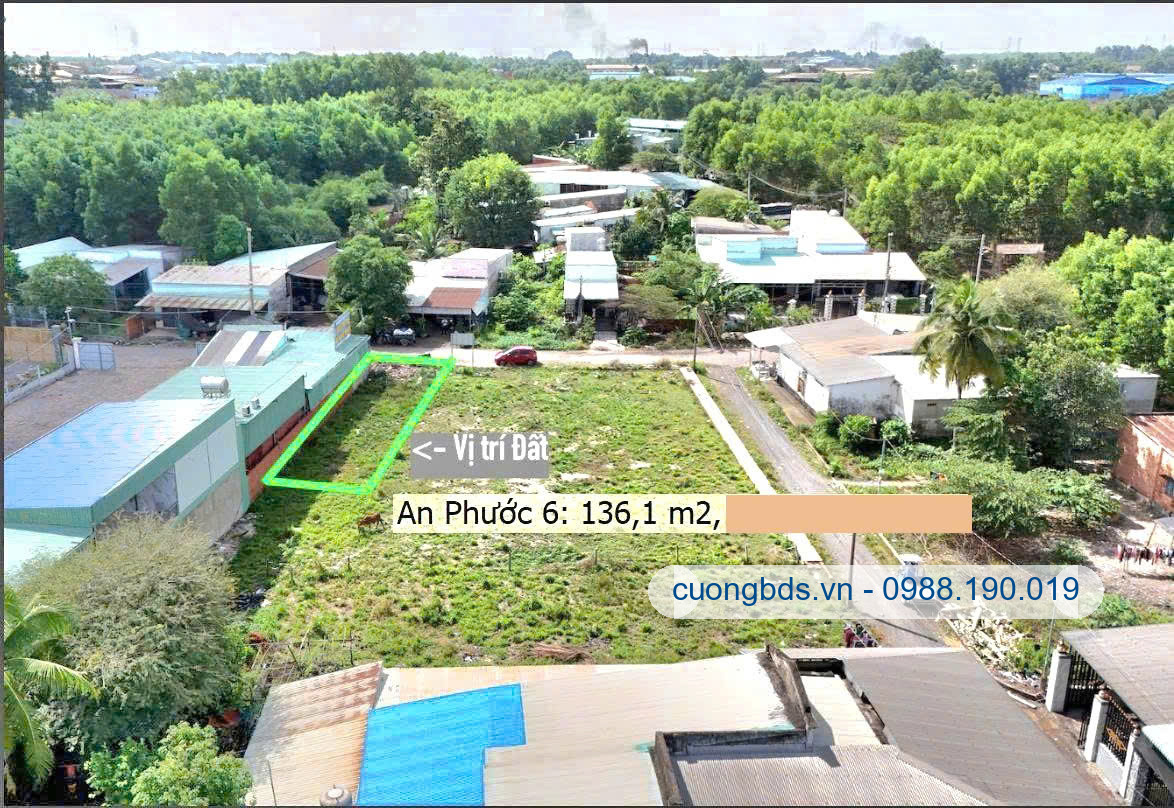 Bán đất 8x22m, hẻm cao tốc Biên Hòa Vũng Tàu gần KCN Long Đức