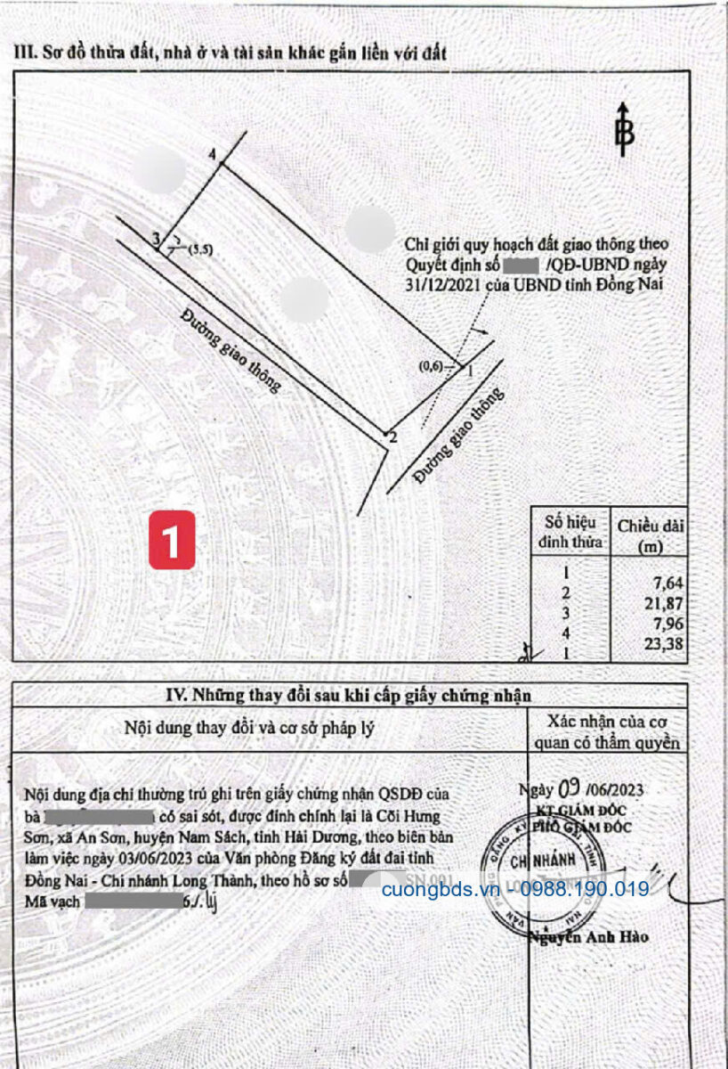 Bán đất 8x22m, hẻm cao tốc Biên Hòa Vũng Tàu gần KCN Long Đức