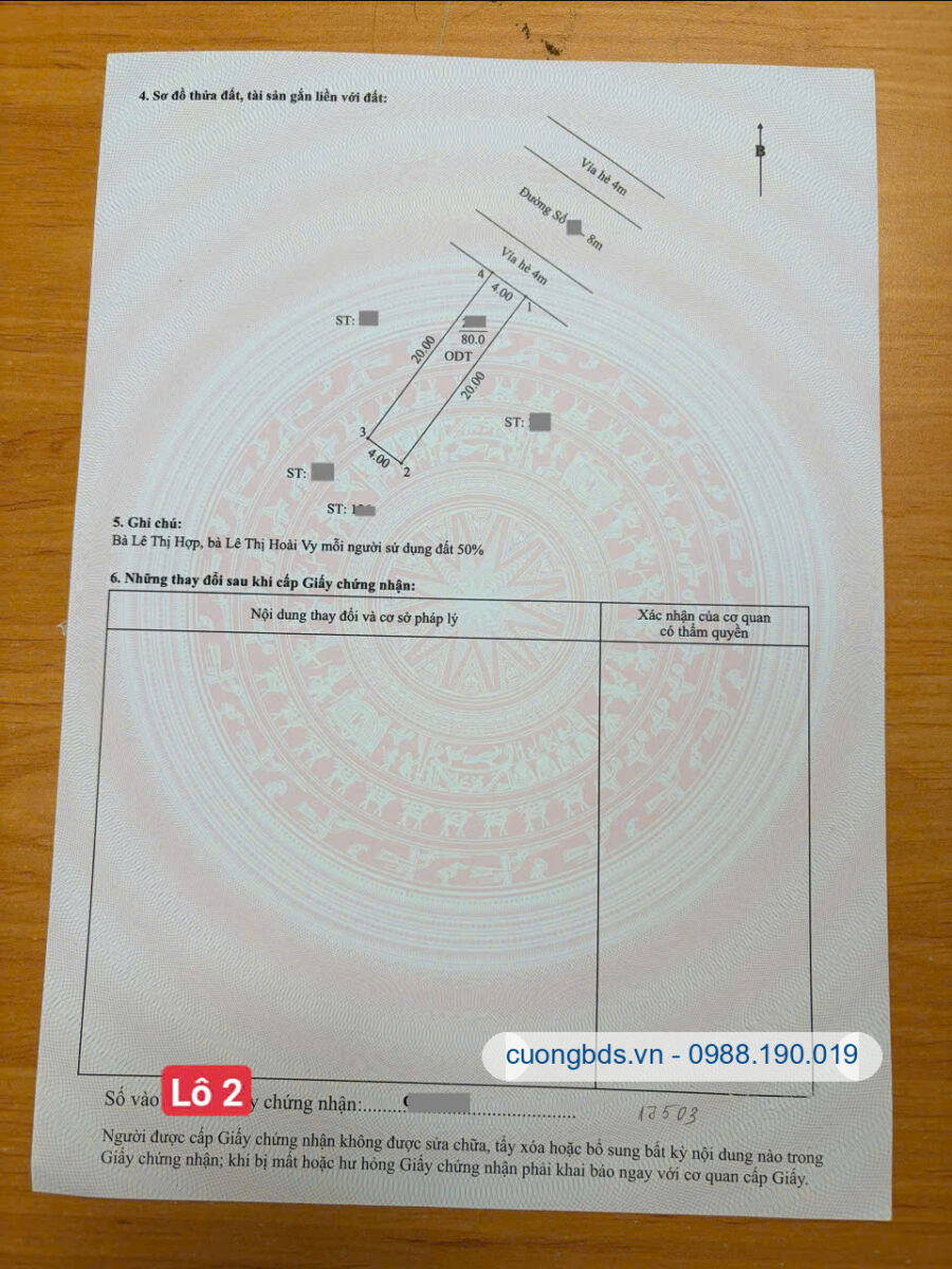 Bán đất 4x20m, hẻm Nguyễn Văn Linh gần chợ (Thổ cư 100%)