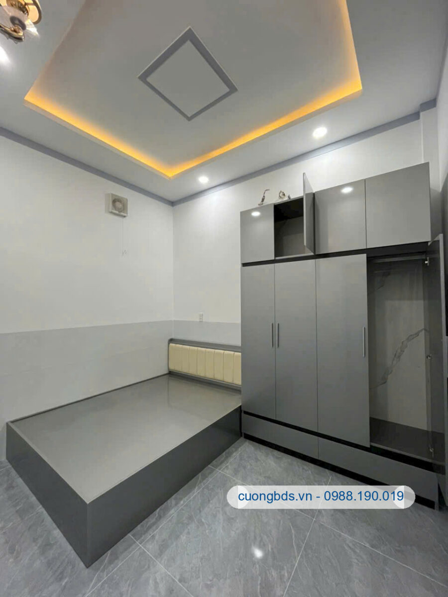 Bán nhà mới 1T1L 4x15m, hẻm Bùi Hữu Nghĩa gần sông Đồng Nai (Thổ cư 100%)