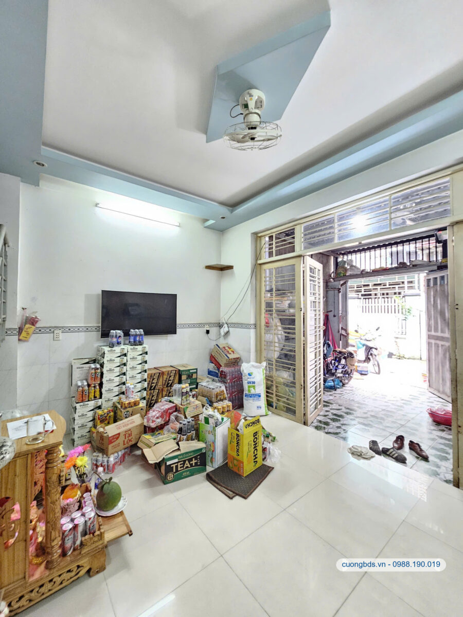 Bán nhà 1T1L 5.1×12.5m, hẻm Lê Thị Trung gần trường cấp 1 (Giá rẻ)