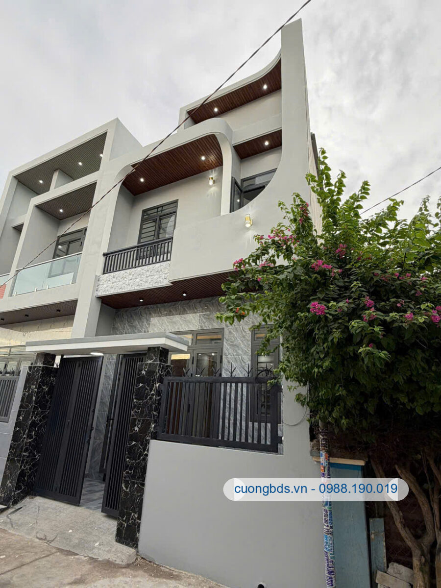 Bán nhà mới 1T1L 5.5x12m, hẻm Bùi Hữu Nghĩa kế sông Đồng Nai (Thổ cư 100%)