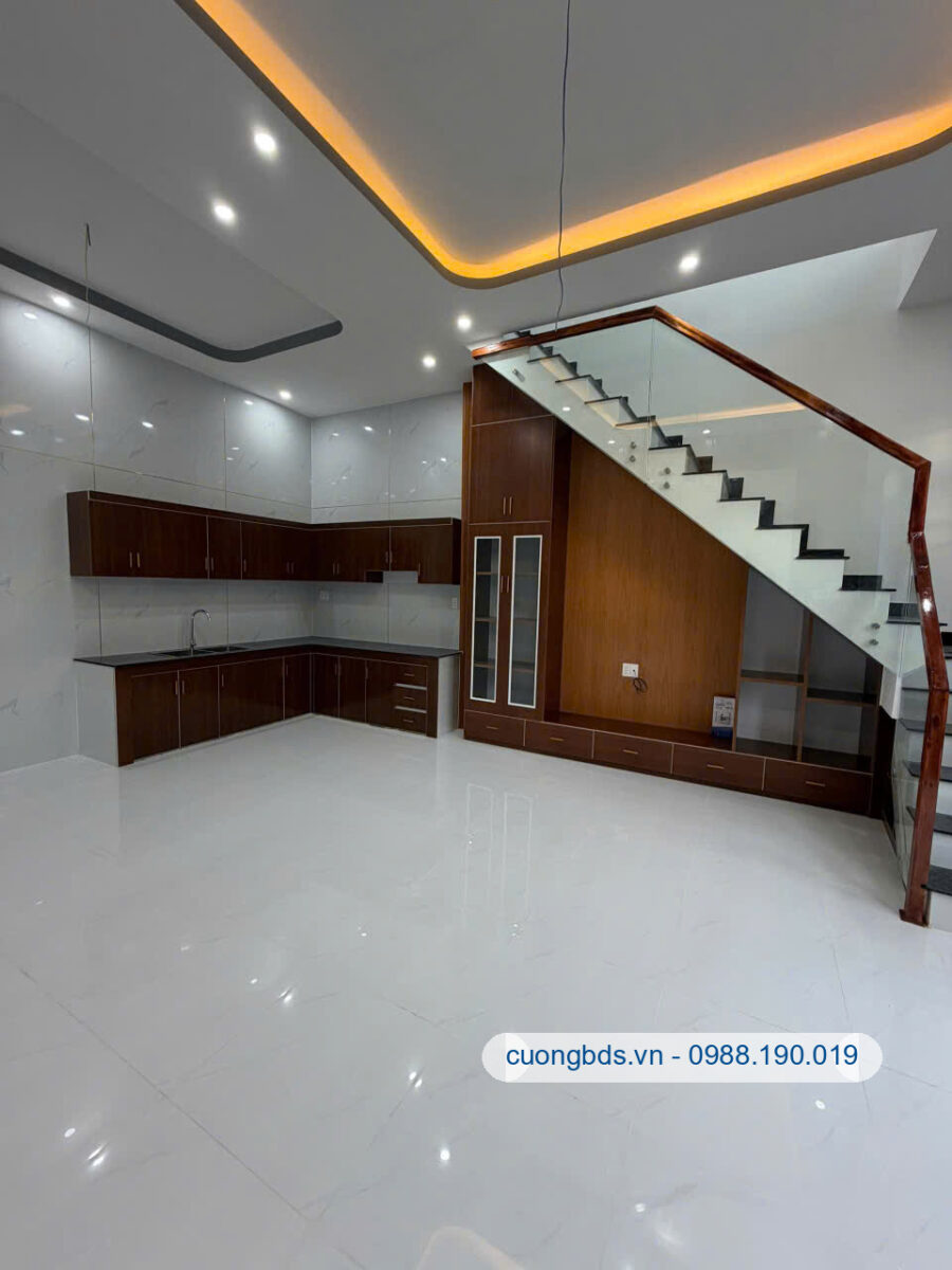 Bán nhà mới 1T1L 5.5x12m, hẻm Bùi Hữu Nghĩa kế sông Đồng Nai (Thổ cư 100%)
