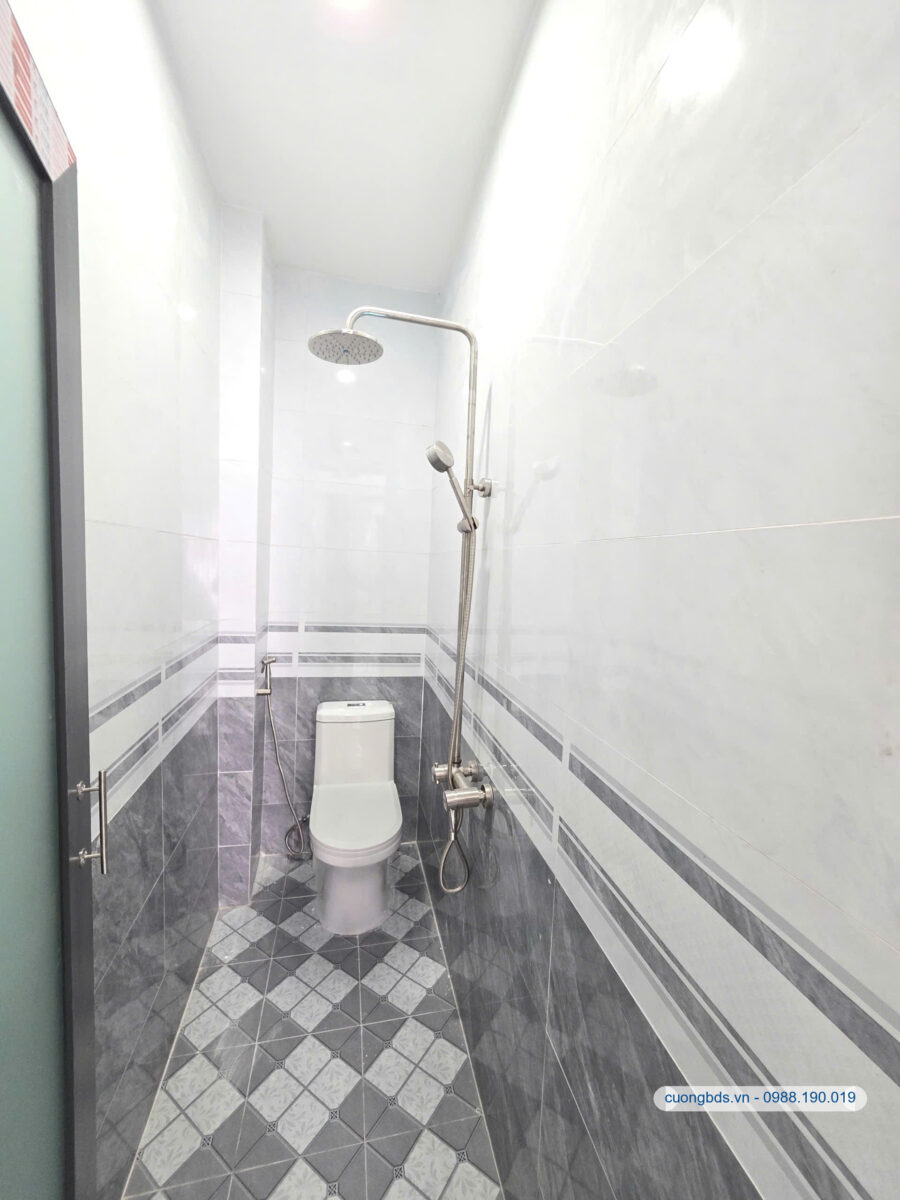 Bán nhà mới 1T1L 4.9x8m, hẻm Nguyễn Đức Thiệu gần chợ Xóm Nghèo (Giá rẻ)